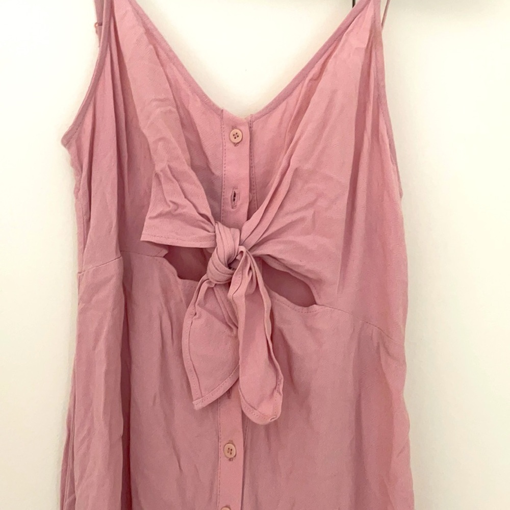 Top Shop Rose Pink Midi Dress​​​​​​​​​​​ - Picture 3 of 5